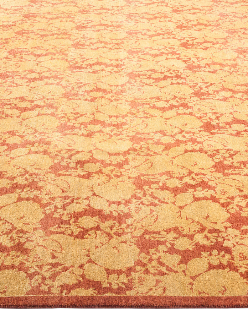 Mogul, One-of-a-Kind Hand-Knotted Area Rug Pink, 8'2"x8'3"