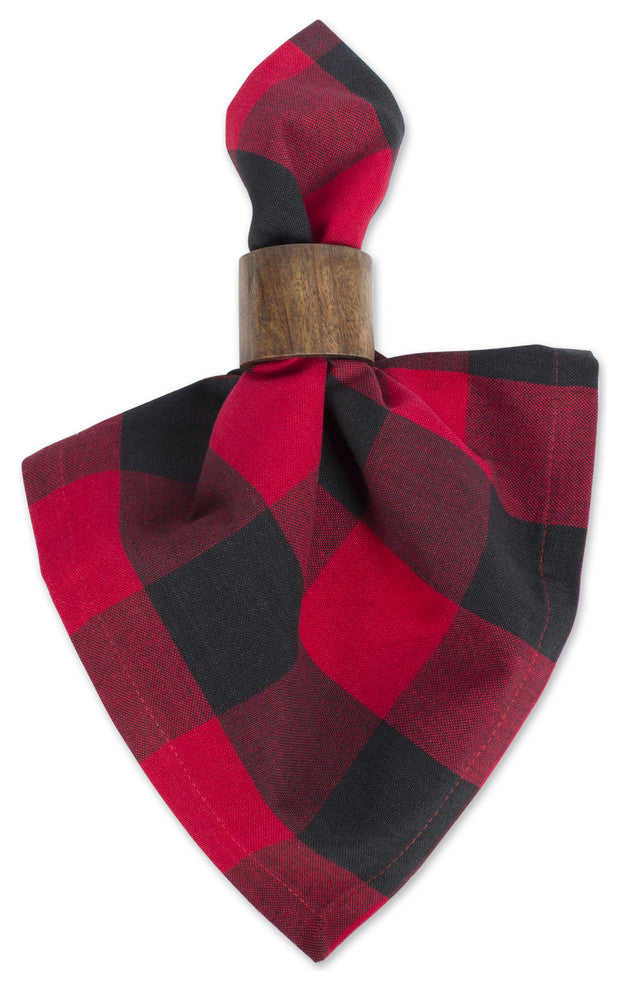 Red Buffalo Check Napkin Set/6