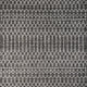 Ourika Moroccan Geometric Indoor/Outdoor Rug, Black/Gray, 5' Square