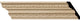 5 1/2"H x 4"P x 6 3/4"F x 96"L Bedford Carved Wood Crown Moulding, Cherry
