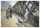 "The Bridge of Europe" Digital Paper Print by Gustave Caillebotte, 38"x27"