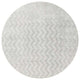 Ahgly Company Indoor Round Mid-Century Modern Area Rugs, 7' Round
