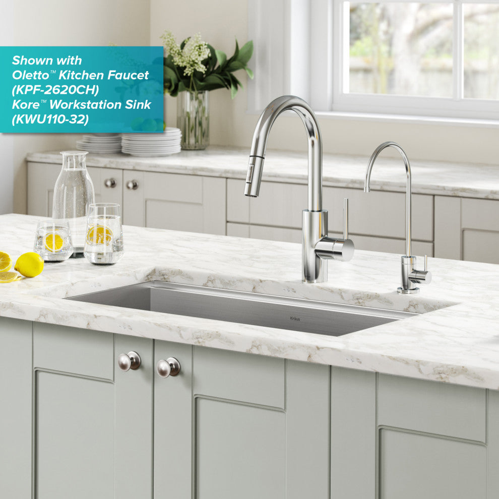 Purita Drinking Water Dispenser Beverage Kitchen Faucet, Chrome