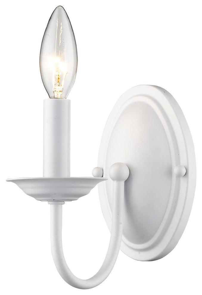 Williamsburgh Wall Sconce, White