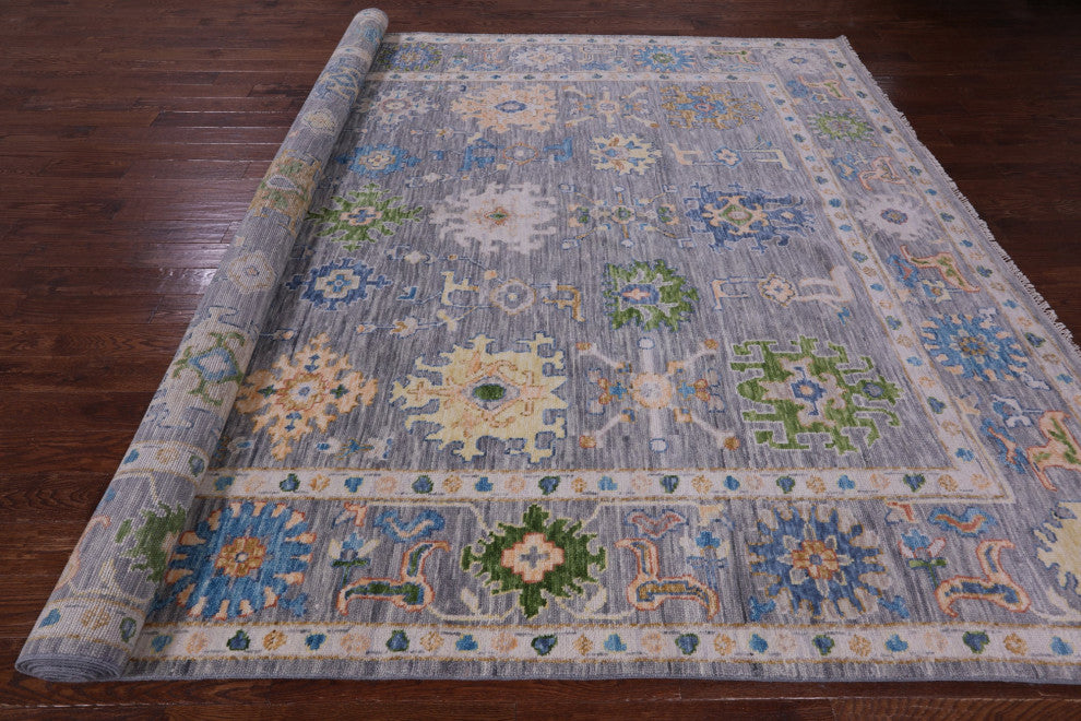 10' 1" X 14' 3" Turkish Oushak Hand-Knotted Rug - Q15665