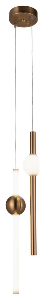 Pendant Ceiling Light Fixture, Glass, Steel Metal, Brass, Gold, White, Lounge