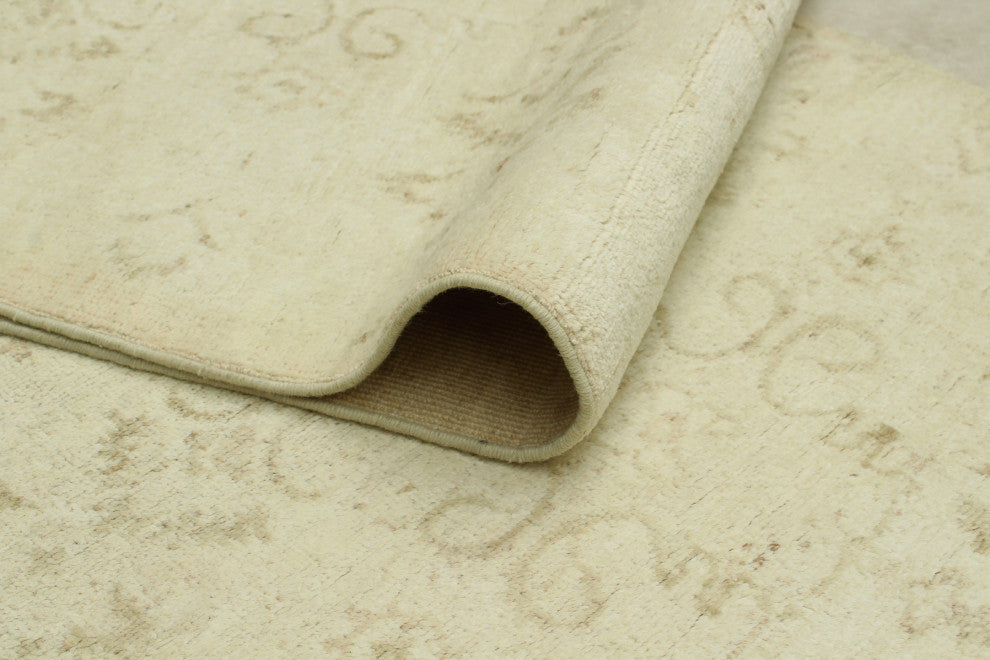 Yousafi Fine Chobi Feriha Beige Runner, 2'8x16'1