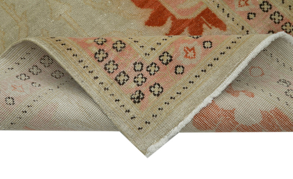 Rug N Carpet - Hand-Knotted Oriental 2' 6" x 10' 3" Runner Oushak Area Rug