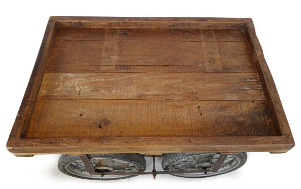 Consigned Vintage Motorbike Wheel Cart