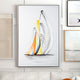 Schooner Winds Hand Painted Framed Canvas, Schooner Winds 2
