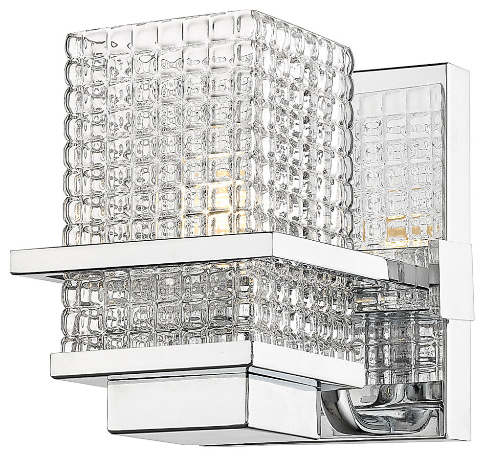 Innovations 310-1W-PC-CL-LED 1-Light Bath Vanity Light, Polished Chrome