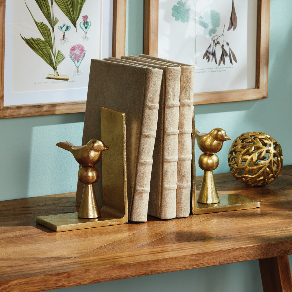 Birdsong Bookend Set