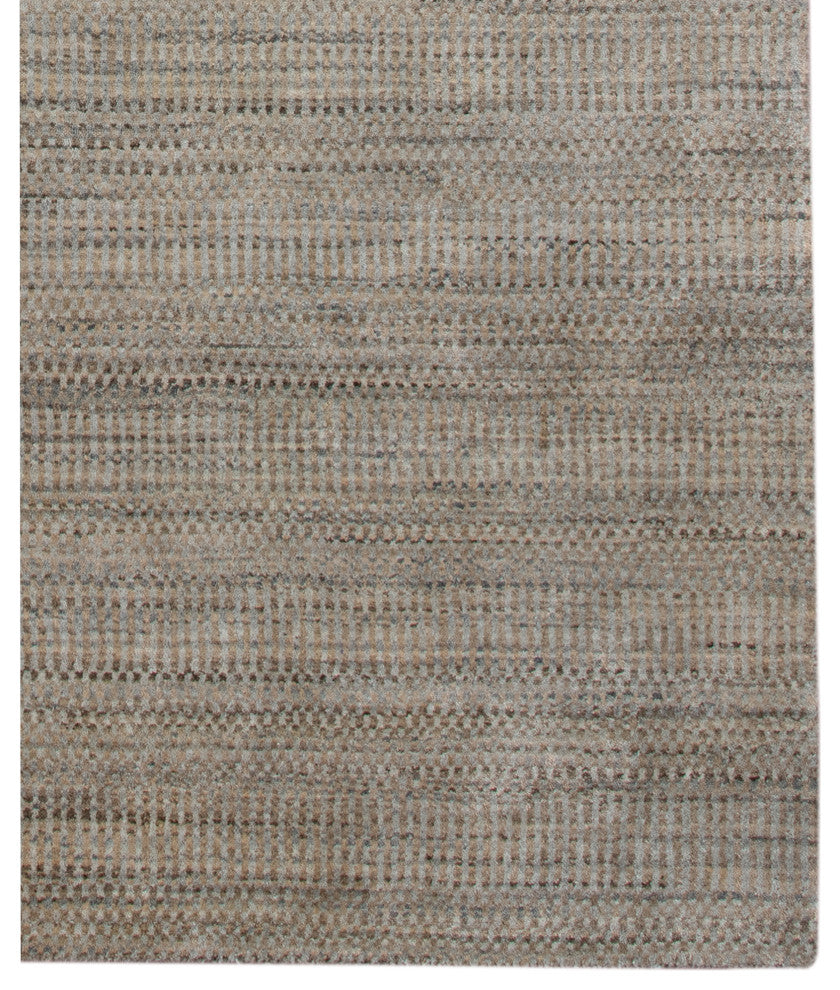 Rufina Handmade Wool Blend Area Rug, Beige, 2'x3'