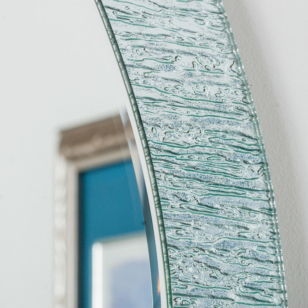 Molten Bathroom Mirror, Round