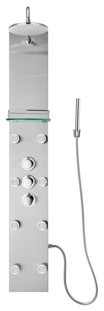 Blue Ocean 57"? Stainless Steel SPS8801 Thermostatic Shower Panel