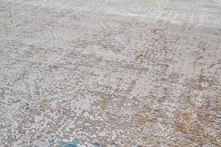 Weave & Wander Lindstra Ivory/Blue 7'9"x11' Rug