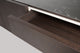 Inverness Media Cabinet in Smoked Oak and Black Marble Ceramic