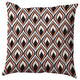 Feathers Accent Pillow, Black, 20"x20"