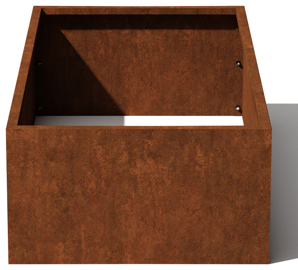 Corten Series Garden Bed Planter, 24"