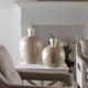 Uttermost Islander 11x16" White Washed Vases, 2-Piece Set