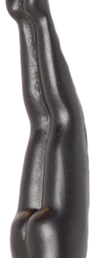 7" Black Diver Resin Wall Decor