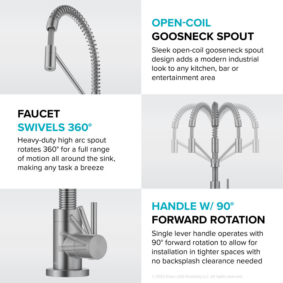Bolden 1-Handle Drinking Water Filter Faucet for Water Filtration System, SFS