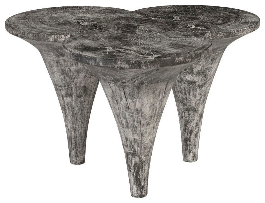Butterfly Coffee Table, Gray Stone