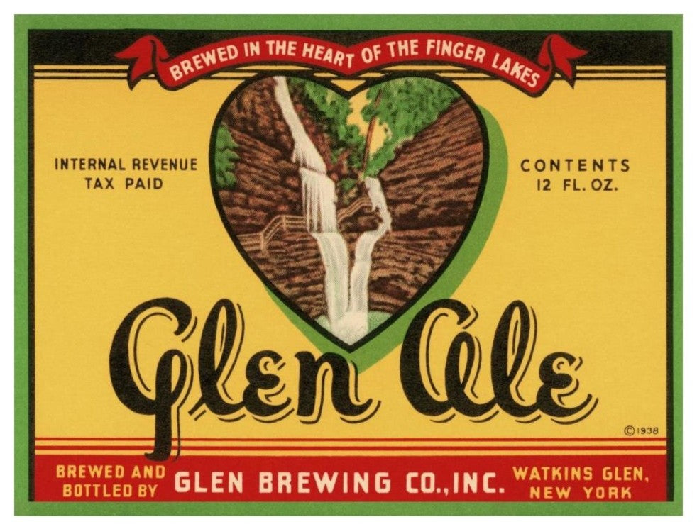 "Glen Ale" Digital Paper Print by Retrolabel, 18"x14"