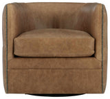 Bernhardt Palazzo Leather Swivel Chair