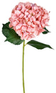 Artificial Hydrangea Spray With Printing , Pink, 33"