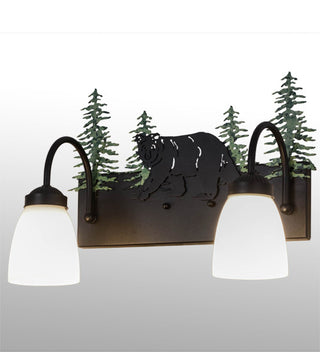 16 Wide Lone Bear 2 Light Vanity Light