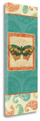"Folk Floral V" By Daphne Brissonnet, Giclee Print on Gallery Wrap Canvas