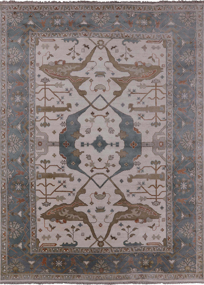 Ahgly Company Indoor Rectangle Mid-Century Modern Area Rugs, 7' x 10'