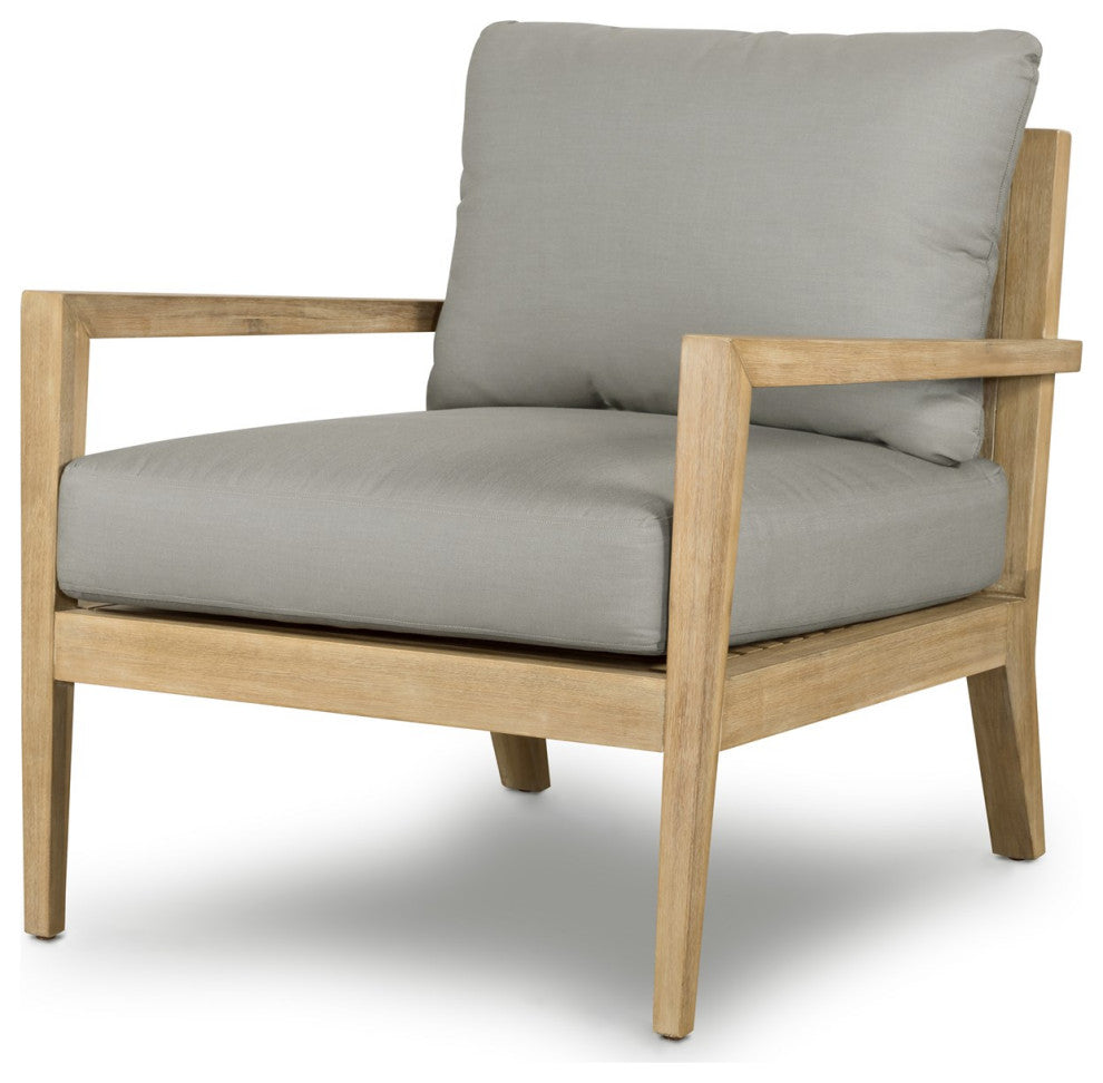 Amaya Outdoor Chair-Natural Acacia