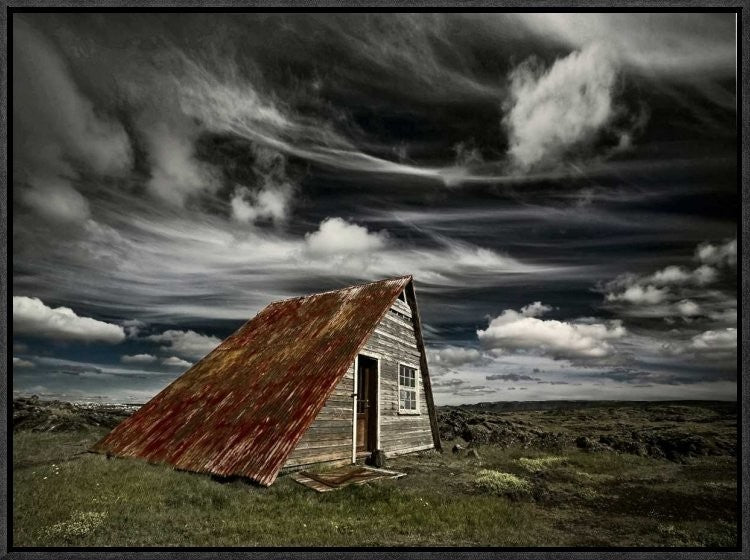 "Weathered" Framed Canvas Giclee by Thorsteinn H. Ingibergsson, 23x17"