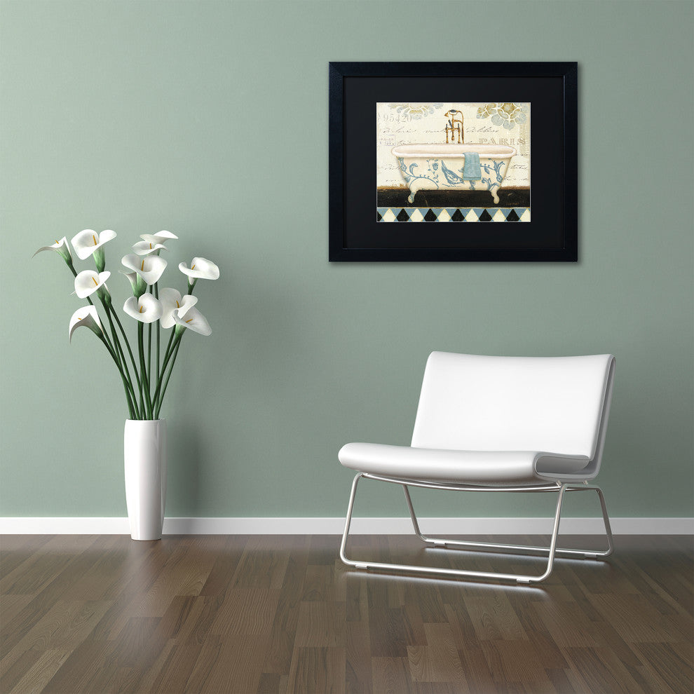 'Marche de Fleurs Bath II' Matted Framed Canvas Art by Lisa Audit