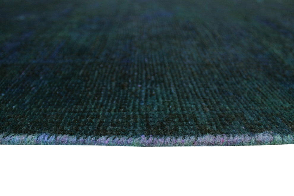 Vintage Distressed Overdyed Erwin Brown Runner, 2''8x9''11