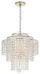 Crystorama Arielle Four Light Chandelier ARI-304-SA-CL-MWP