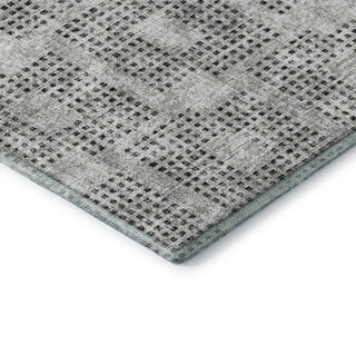 Premium Machine Washable Mayfield AMF33 Gray 8' x 8' Round Rug