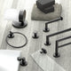 Glam Robe Hook, Matte Black, Single