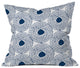 Camilla Foss Circles, Blue II Throw Pillow, 18"x18"
