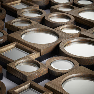 Cyan Design Aldo Mirror, Walnut