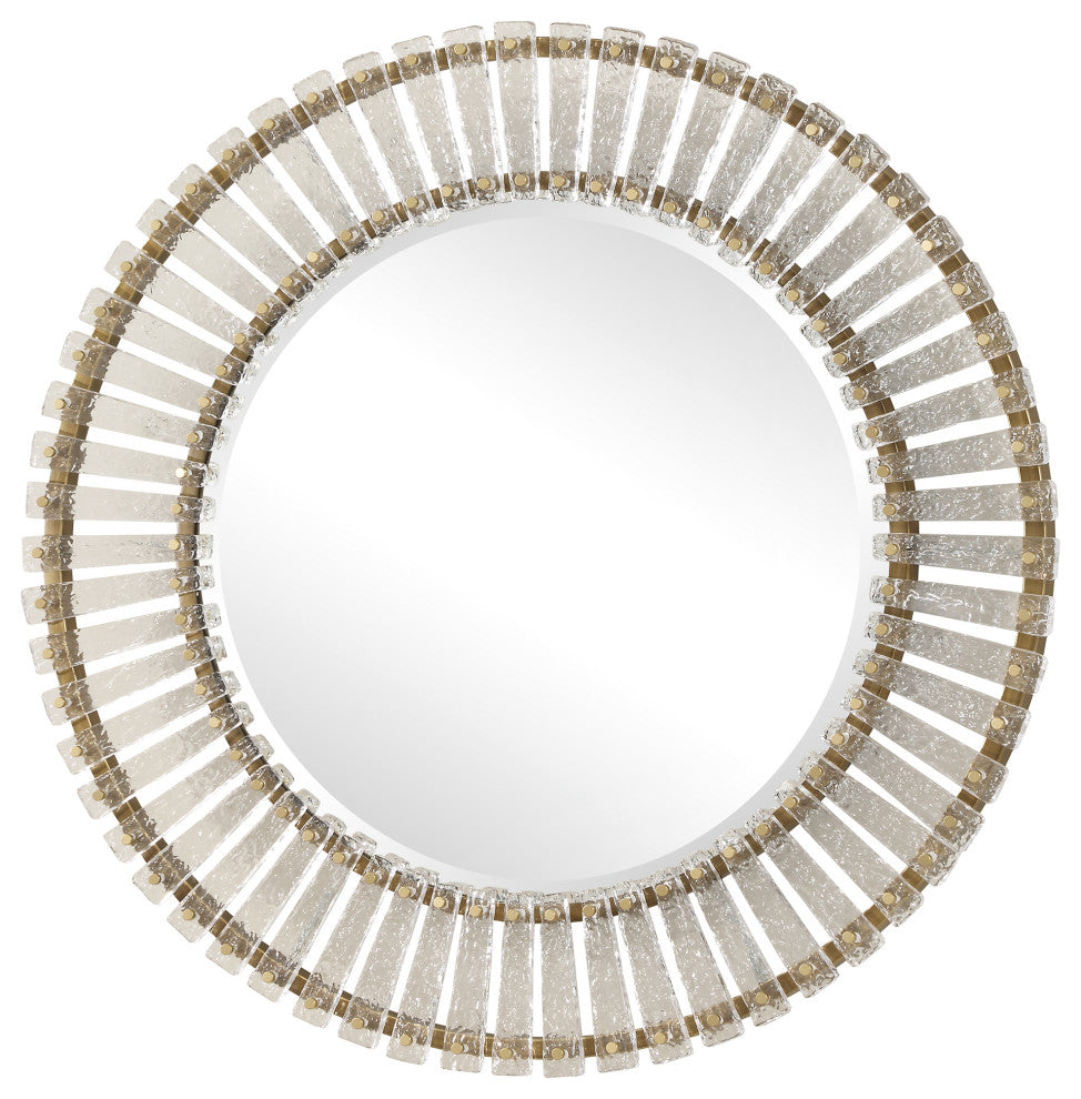 Uttermost - 09997 - Mirror - Denali - Brushed Gold Iron