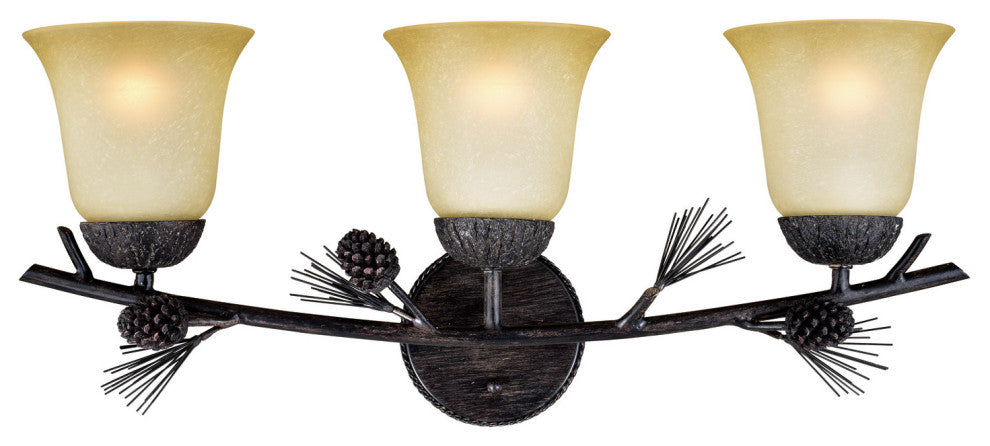 Sierra 3-Light Vanity Black Walnut