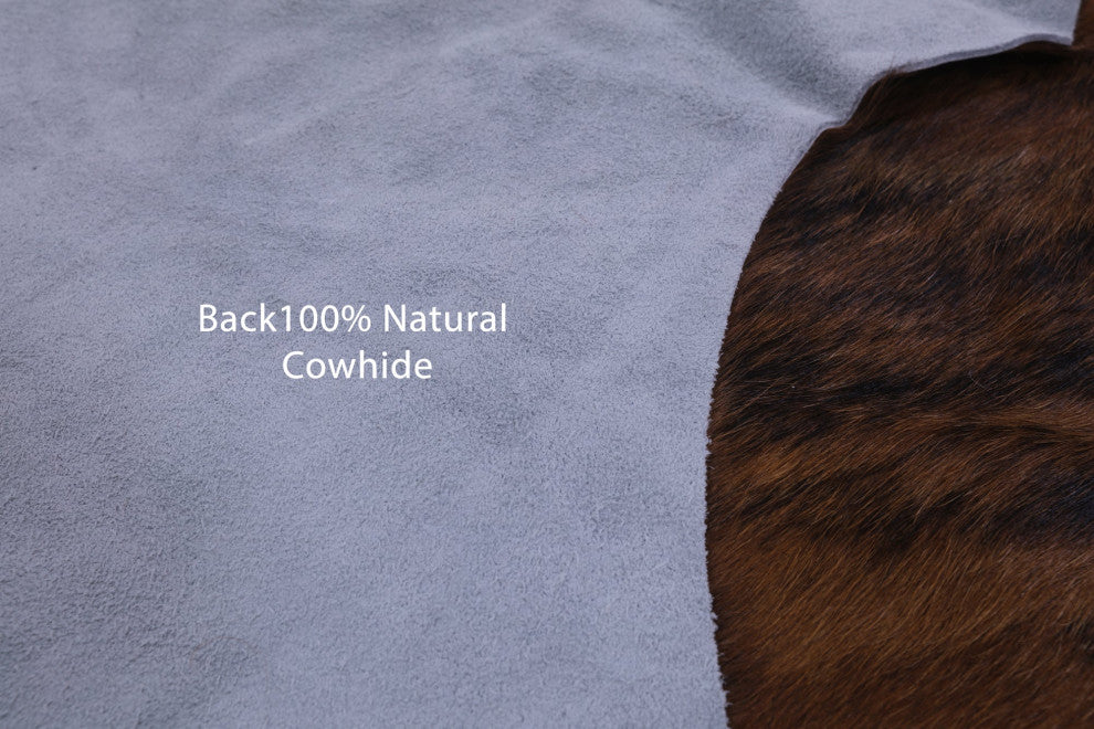 Brindle Natural Cowhide Rug 7' 0" X 6' 6" C2217