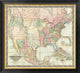"Map of The United States of America, 1848"  by J. H. Colton, 34x31"