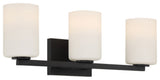Sienna 3 Light LED Vanity, Matte Black