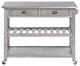Sonoma Kitchen Cart, Storm Gray Wire-Brush