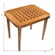 18 Brown Solid Wood Rectangular End Table