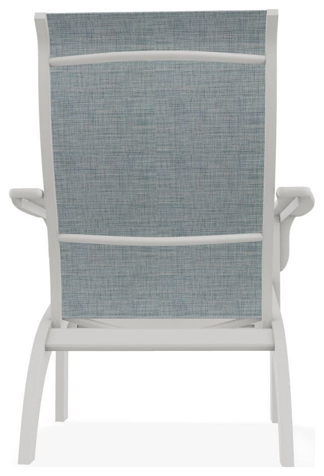 Adirondack Sling Outdoor Adirondack Armchair, Charm/Snow